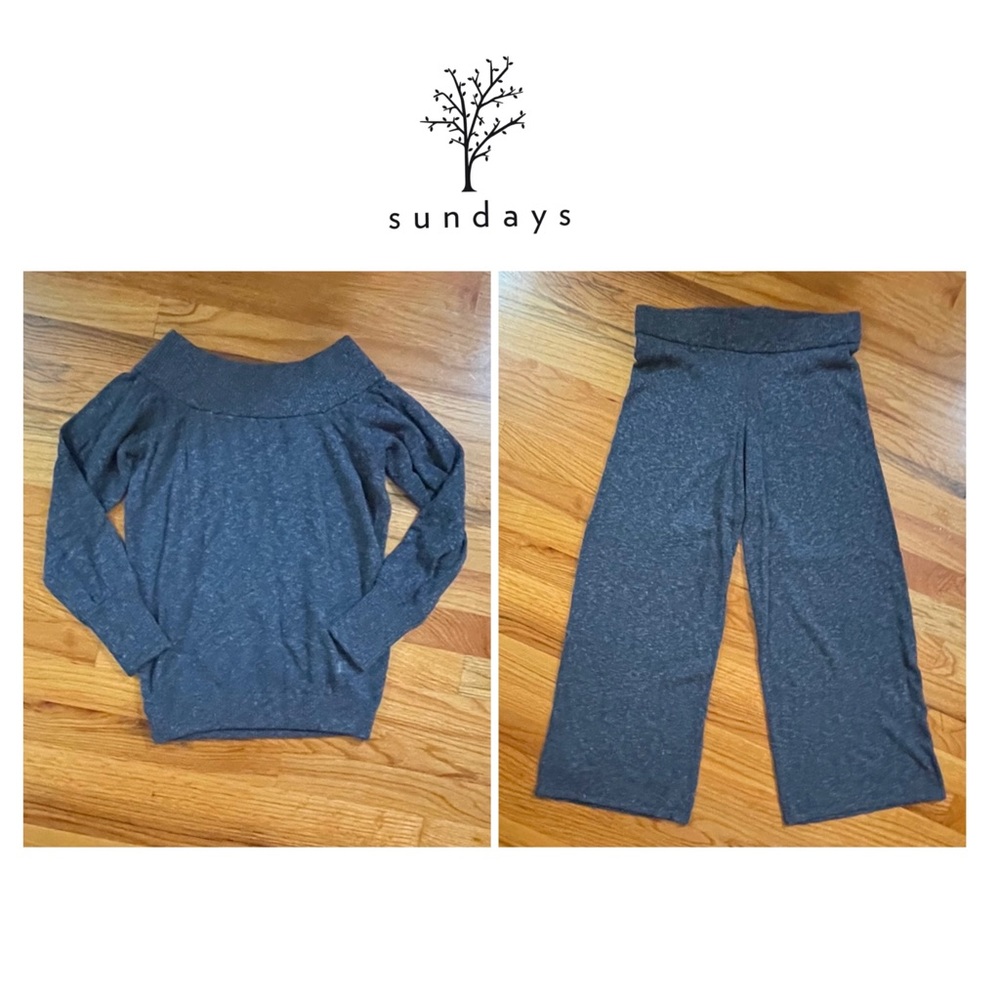 NWOT We Are Sundays Knit Lounge Set